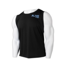 VT236 訂製健身中心男裝背心T恤 設計印花LOGO 背心T恤 背心T恤製衣廠 黑色  VT236 訂製健身中心男裝背心T恤 設計印花LOGO 背心T恤 背心T恤製衣廠 黑色